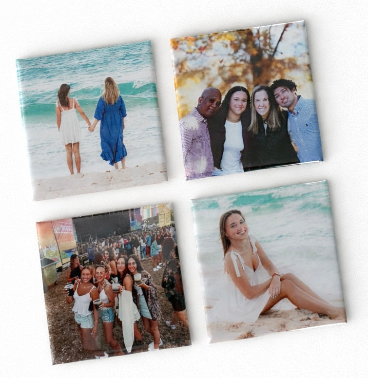 Custom Photo Magnets - 2.5x2.5 inches (Set of 6)