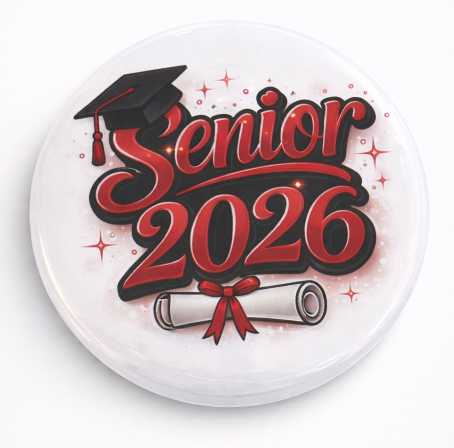 Senior 2026 Red and Black